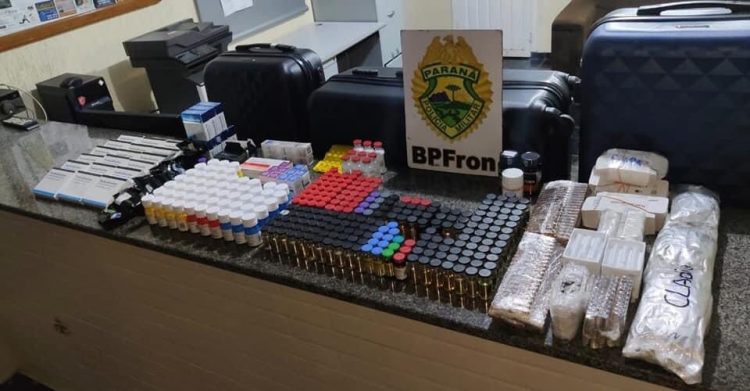 Ex-policial militar de Santa Catarina, que jÃ¡ atuou em Capinzal, Ã© preso transportando cerca de 500 anabolizantes