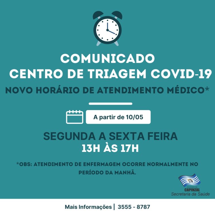 Centro de Triagem de Capinzal passarÃ¡ a atender somente das 13h Ã s 17h