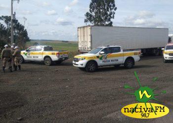 âPMRv recupera veÃ­culo roubado, com placas de ConcÃ³rdia