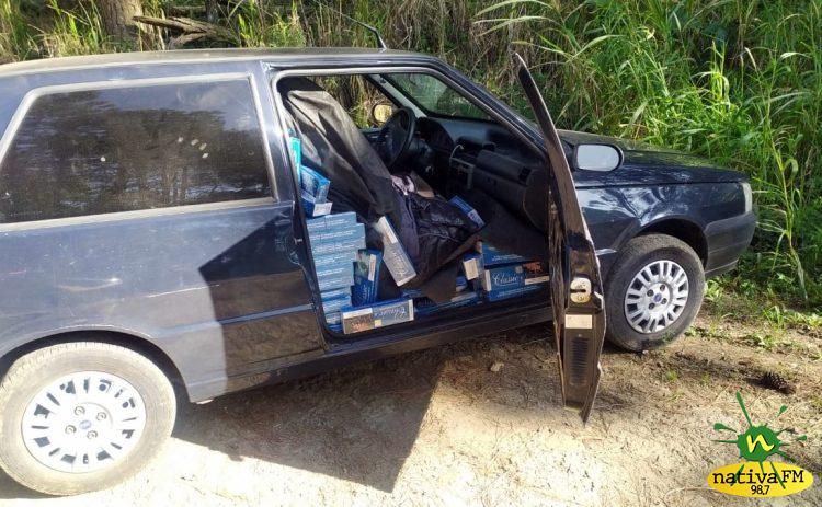23 mil maÃ§os de cigarros contrabandeados sÃ£o apreendidos pela PRF na BR 282