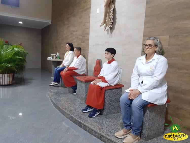 Devotos participam da 1Âª noite do TrÃ­duo da Festa de SÃ£o CristÃ³vÃ£o