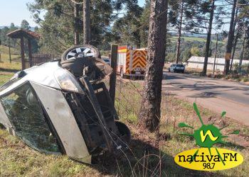 Acidente deixa homem gravemente ferido na SC 355 em Videira