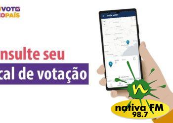 Consulta ao local de votaÃ§Ã£o pode ser feita por meio do site do TSE ou de aplicativos da JustiÃ§a Eleitoral