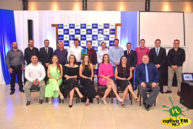 CDL Capinzal, Ouro e LacerdÃ³polis comemorou 50 anos com jantar e homenagem aos ex-presidentes