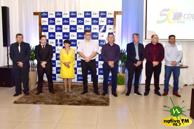 CDL Capinzal, Ouro e LacerdÃ³polis comemorou 50 anos com jantar e homenagem aos ex-presidentes