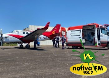 MÃ£e comenta sobre estado de saÃºde da bebÃª capinzalense transferida para Lages com aviÃ£o dos bombeiros