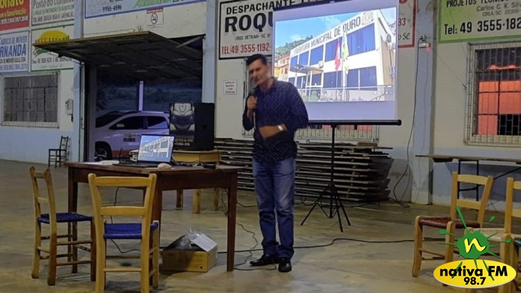 Realizada 1Âª reuniÃ£o de prestaÃ§Ã£o de contas da administraÃ§Ã£o de Ouro (ouÃ§a)