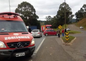 Idosa Ã© vitima de acidente de trÃ¢nsito no Oeste