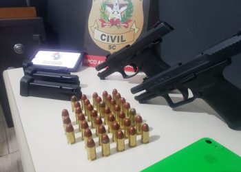 Foragido de alta periculosidade Ã© capturado com armas de fogo em Anita Garibaldi