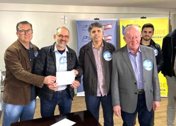 Leonir Heckler Ã© lanÃ§ado como prÃ©-candidato a prefeito de Piratuba pelo PSDB