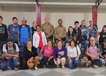 PolÃ­cia Militar de ZortÃ©a promove palestra para alunos do EJA