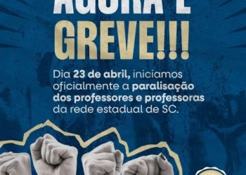 Professores da rede estadual entram em greve no dia 23