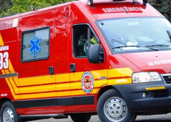 Corpo de Bombeiros atende duas quedas de motocicletas em Capinzal