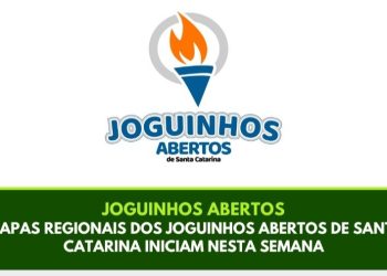 Etapas regionais dos Joguinhos Abertos de Santa Catarina começam nesta semana