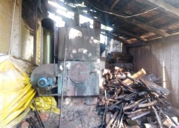 Princípio de incêndio em aviário mobiliza Corpo de Bombeiros no interior de Ouro