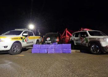 200 kg de maconha são apreendidos pela Polícia Rodoviária em Xanxerê