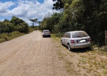 Polícia Militar recupera veículo furtado no interior de Campos Novos