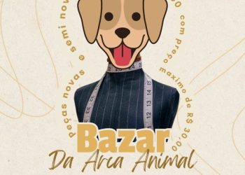 Projeto Arca Animal realiza bazar beneficente para ajudar animais em situação de vulnerabilidade