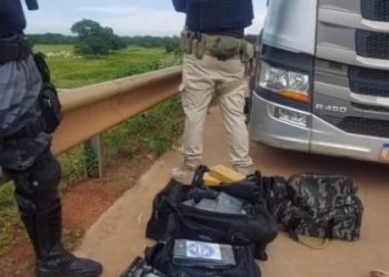 Condutor de caminhão de empresa da região é preso transportando cocaína no Mato Grosso