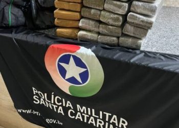 Policia Militar Rodoviária apreende 15kg de maconha na SC-115, em Bom Jesus