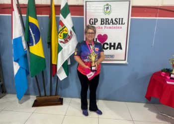Liamara Popp conquista medalha de prata no 4° GP Brasil de Bocha Feminina