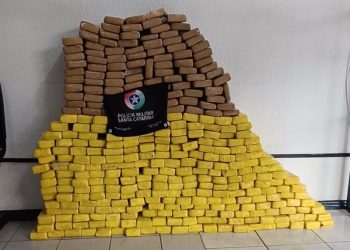 Polícia Militar apreende quase 200 kg de maconha em Campo Erê