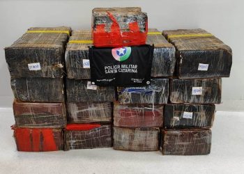 Mais de 300 kg de maconha são aprendidos em flagrante no Oeste