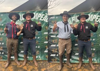 Laçador Lucas Duarte é campeão no II Duelo Rei do Mate em Jaborá