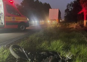 Motociclista perda a vida em acidente na BR-282 em Campos Novos
