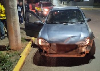 Colisão entre dois veículos deixa duas pessoas feridas em Curitibanos