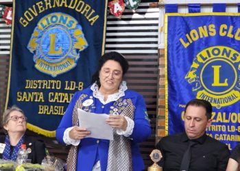 Governadora do Distrito LD-8 visita Lions Clube Capinzal e Ouro