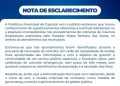 Administração Municipal de Capinzal emite nota esclarecendo questionamentos sobre o contrato com hospital