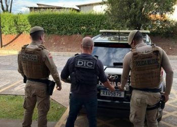 Operação conjunta das polícias Civil e Militar prende liderança do crime organizado em Campos Novos