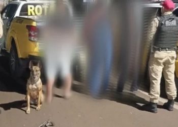 Trio que seguia para Capinzal é preso no Paraná; arma de fogo foi apreendida