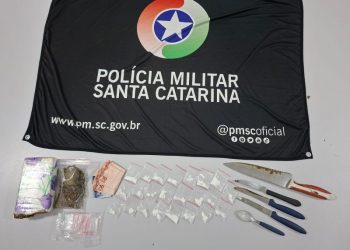 Ação da PM resulta na apreensão de entorpecentes em Concórdia