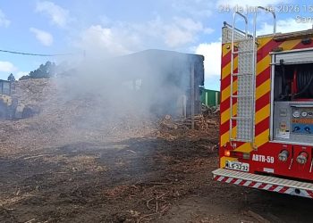 Princípio de incêndio atinge caldeira em empresa de Santa Cecília