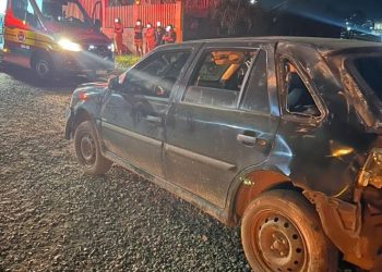 Acidente de trânsito deixa homem gravemente ferido em Curitibanos