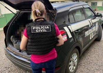 Polícia Civil prende homem condenado a mais de 16 anos por estupro de vulnerável em Herval d’Oeste