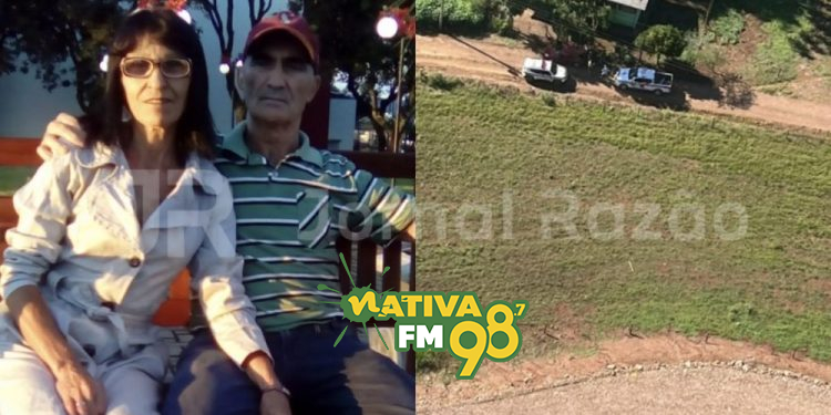 Ana Leda Santoro, de 68 anos, foi encontrada morta com marcas no pescoço dentro da própria casa na comunidade de Linha São Paulo, em São Domingos, no Oeste catarinense; Valdir Santoro, de 71 anos, fugiu após o crime mas foi localizado horas depois pela PMSC