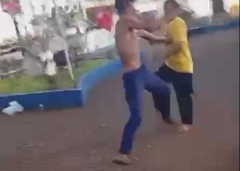 Vídeo na praça central de Capinzal reacende debate sobre segurança em espaços públicos