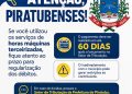 Piratuba: Prefeitura orienta contribuintes sobre prazo para pagamento de horas máquinas terceirizadas